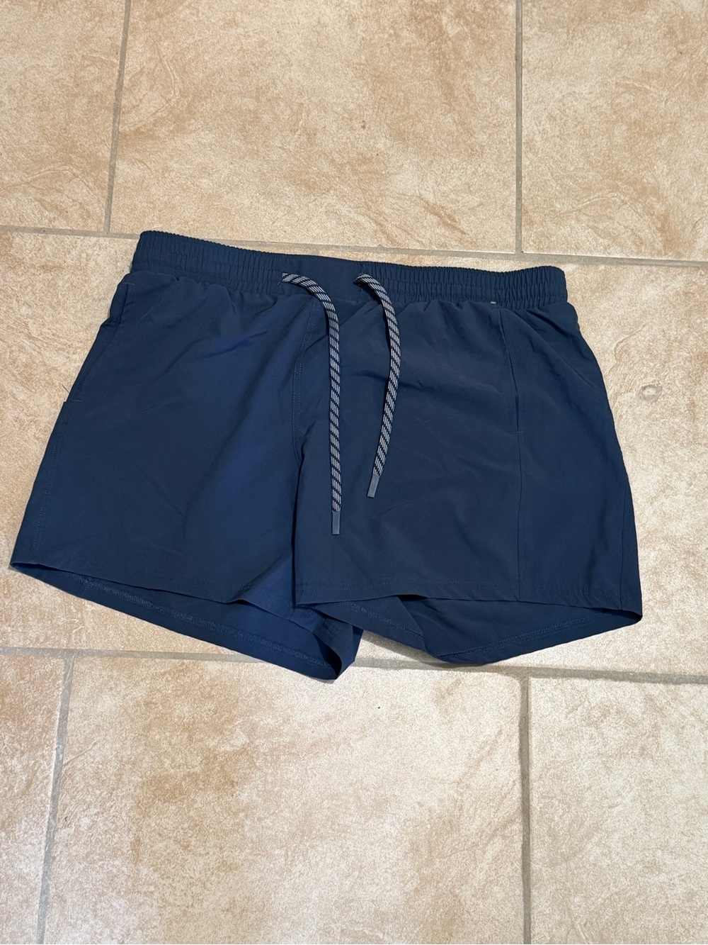 Pacific Trail Navy Athletic Drawstring Shorts